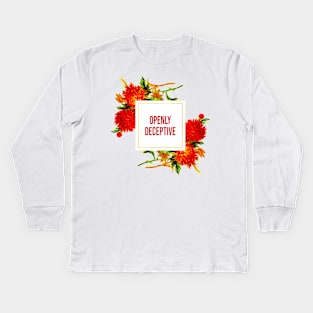 Openly Deceptive Kids Long Sleeve T-Shirt